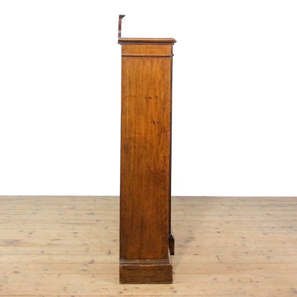 Antique Edwardian Oak Breakfront Bookcase
 View IV