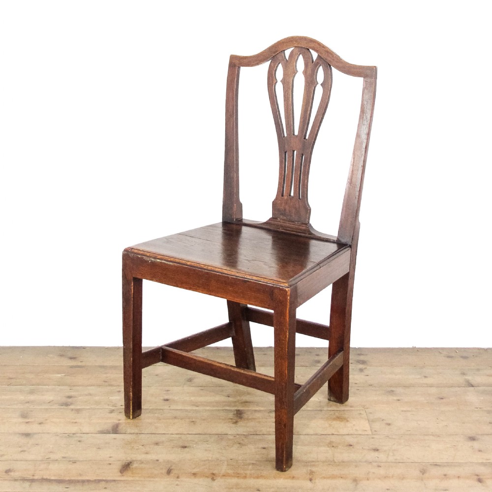 Antique Set of Six 19th Century Oak Dining Chairs
 View VI