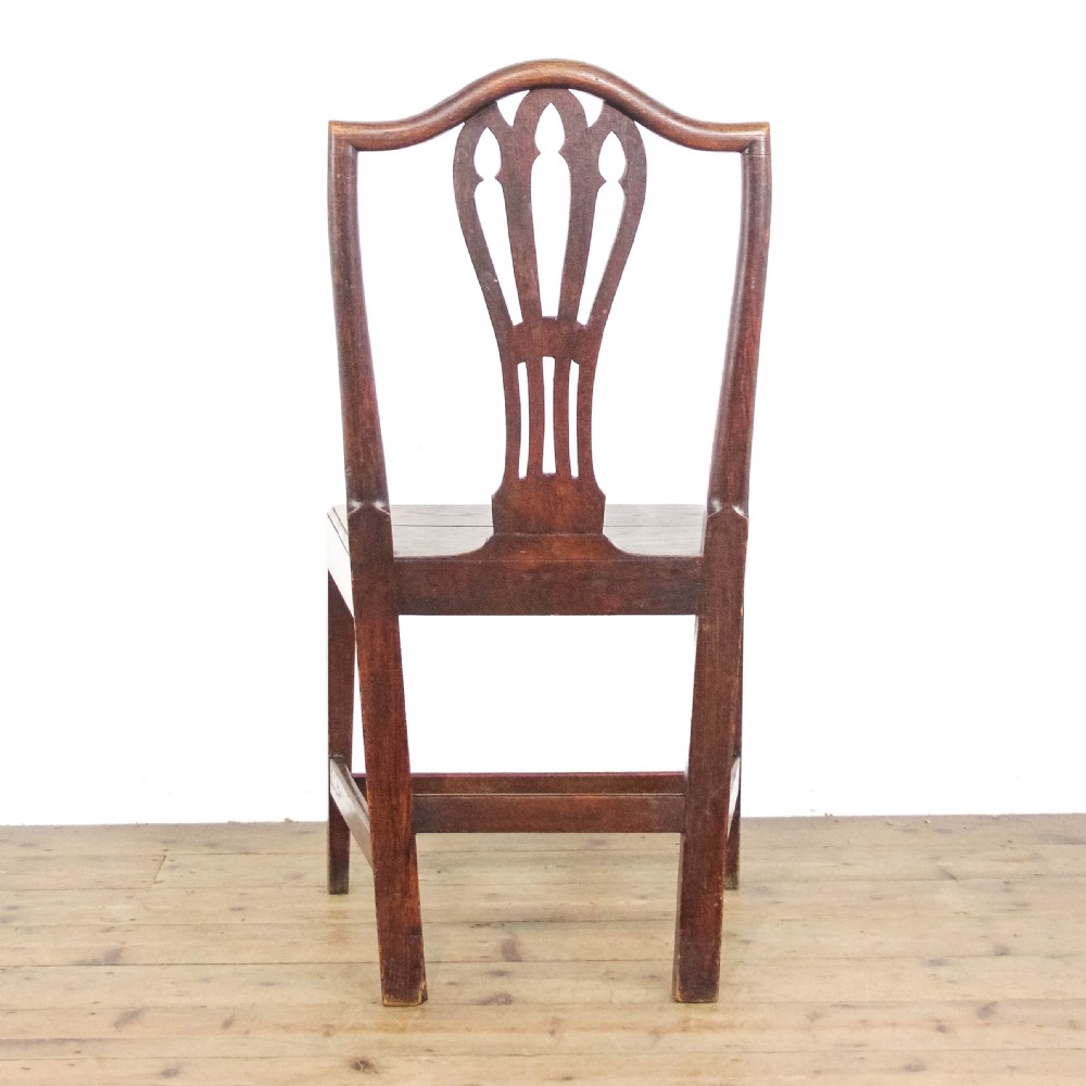 Antique Set of Six 19th Century Oak Dining Chairs
 View IX