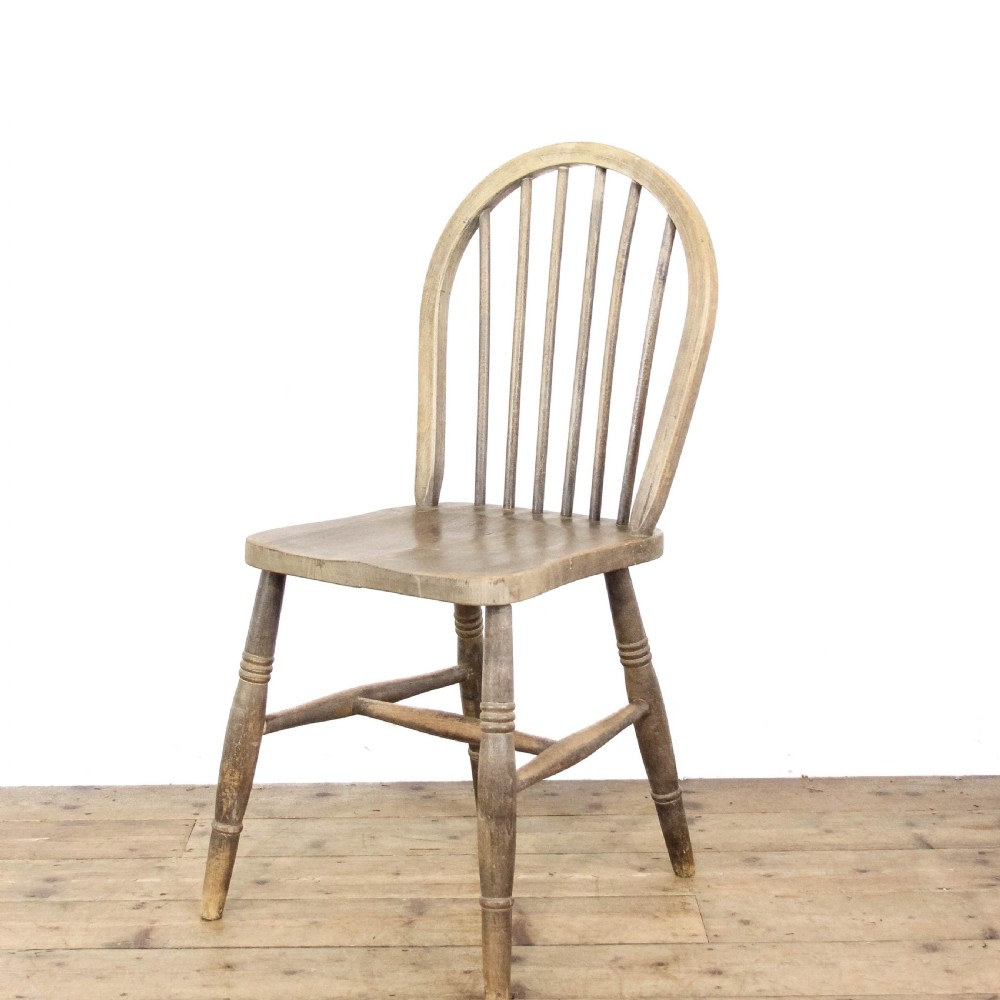 Antique Set of Four Antique Hoop Back Chairs
 View VI