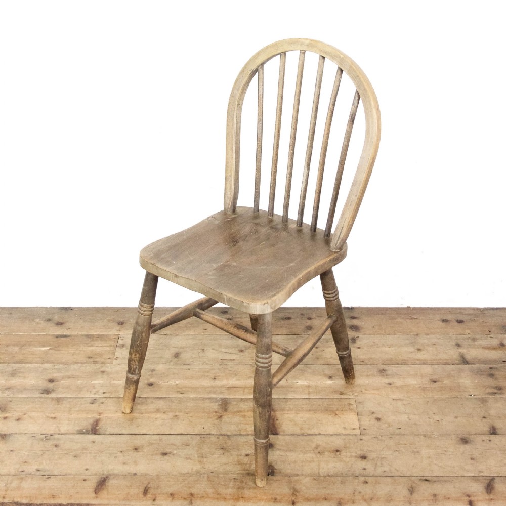Antique Set of Four Antique Hoop Back Chairs
 View VII