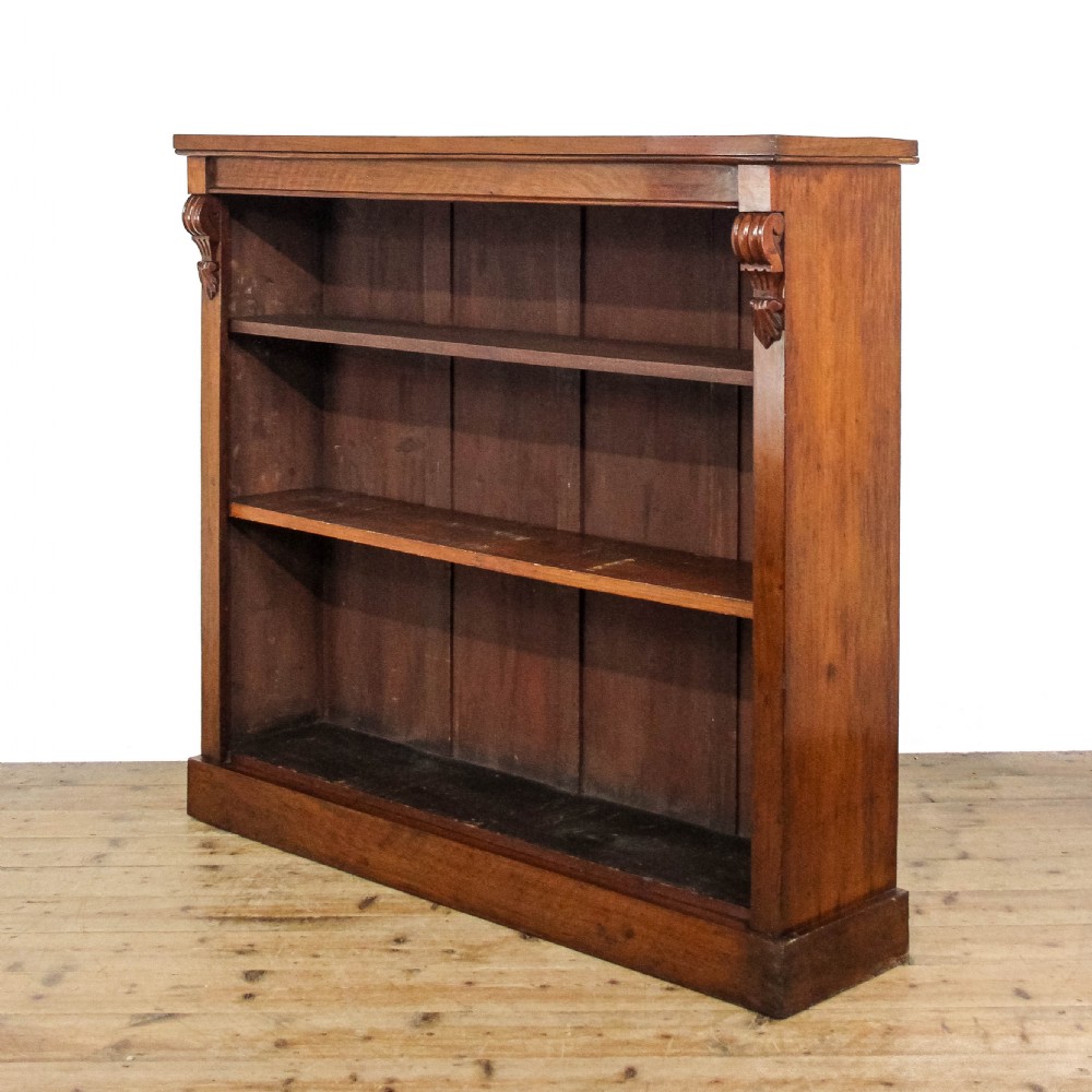 Antique Victorian Walnut Bookcase
 View III