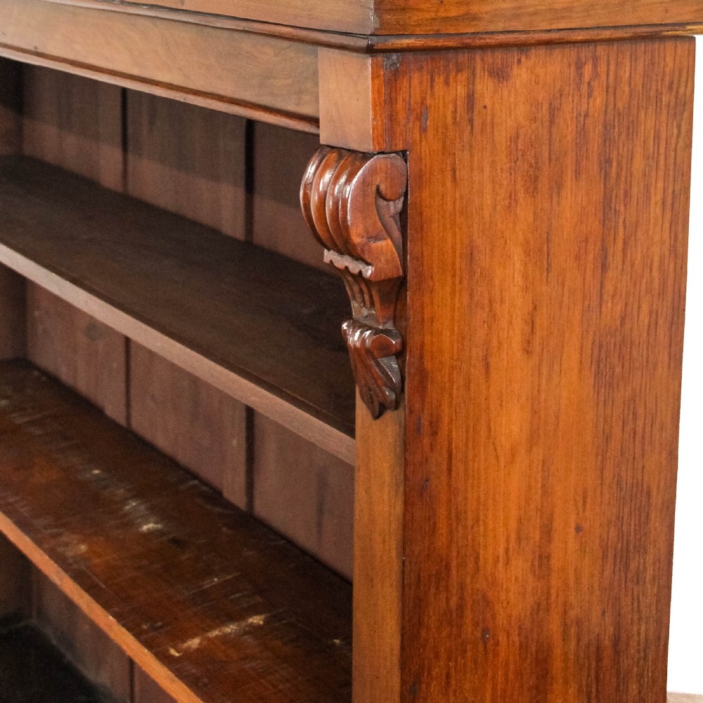 Antique Victorian Walnut Bookcase
 View IV