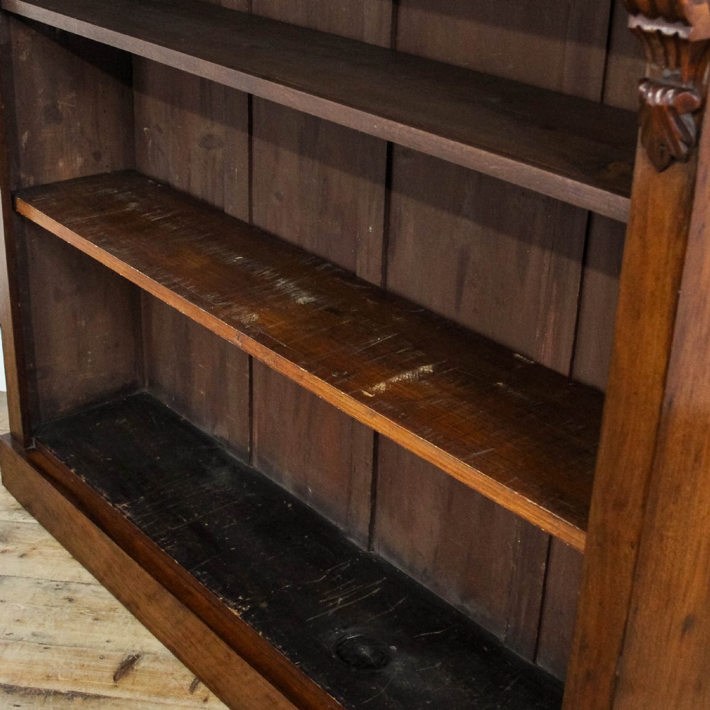 Antique Victorian Walnut Bookcase
 View V