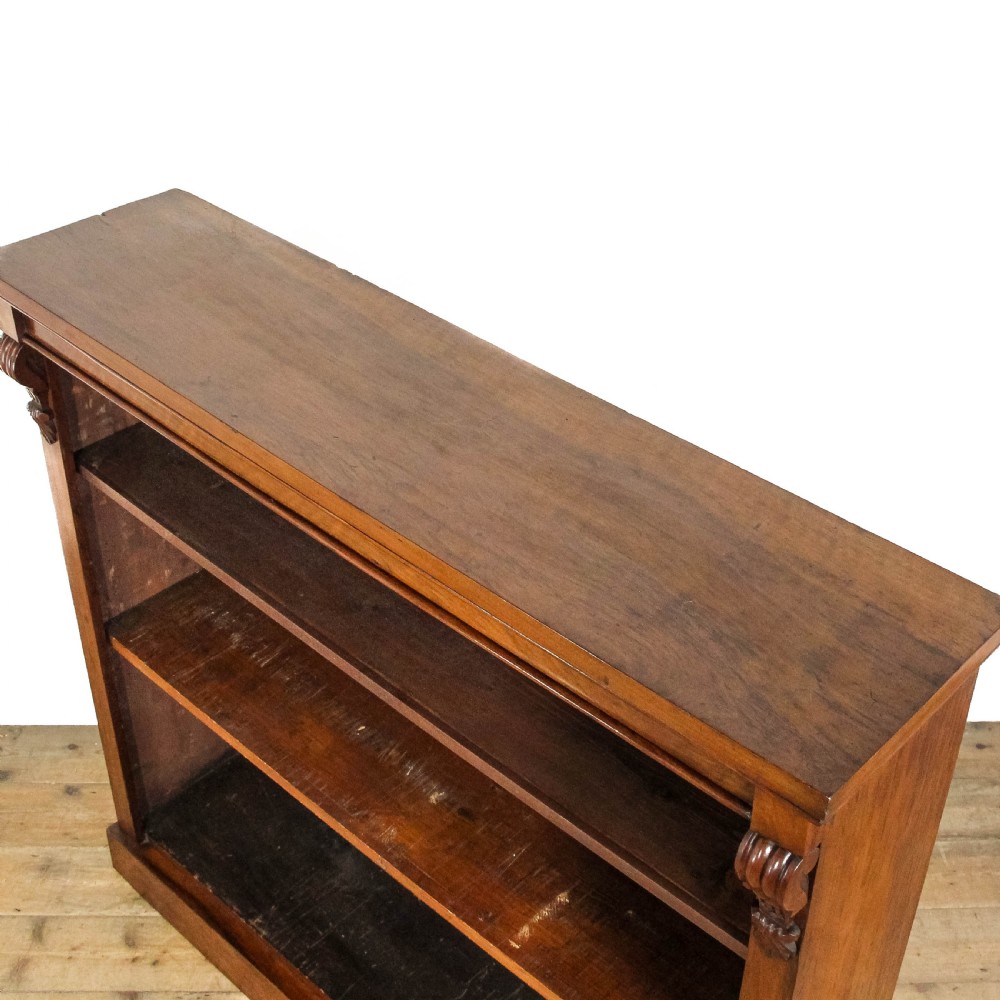 Antique Victorian Walnut Bookcase
 View VI