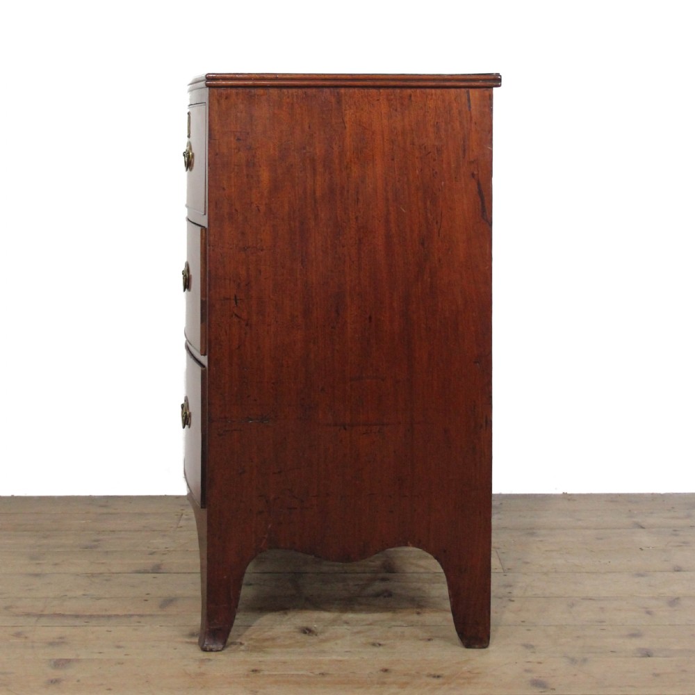 Antique Georgian Mahogany Bow Front Chest of Drawers
 View VIII