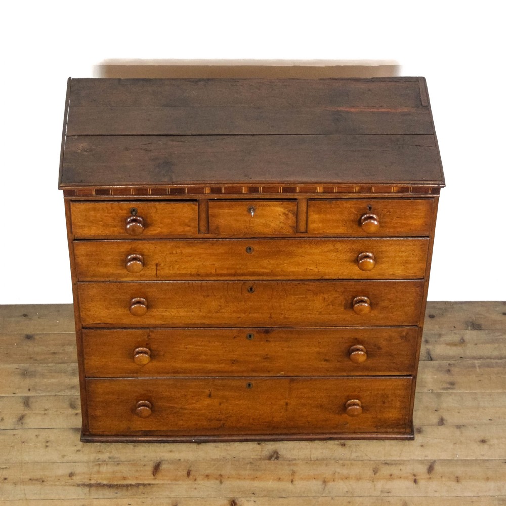 Antique Georgian Welsh Oak Straight Front Chest of Drawers
 View II