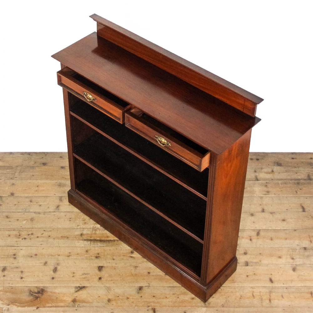 Antique Edwardian Mahogany Bookcase
 View IV