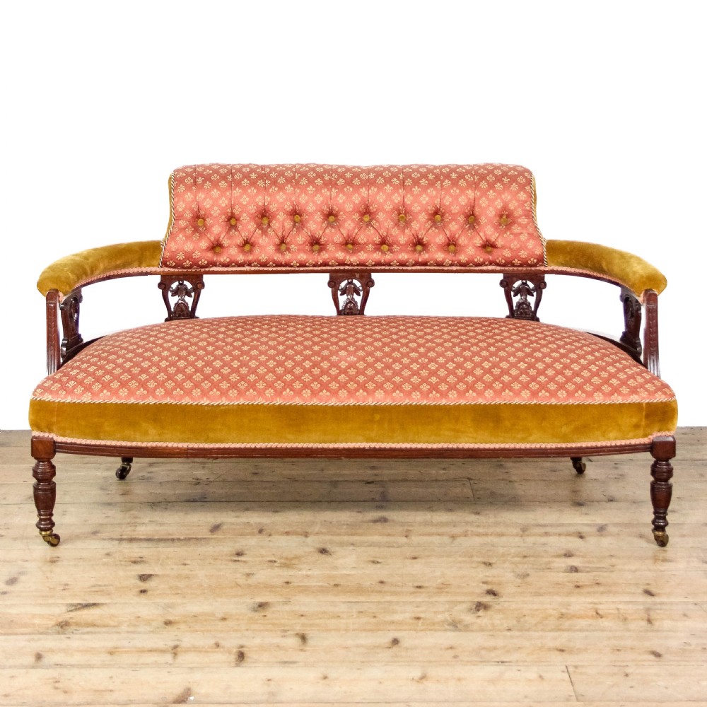 Antique Victorian Upholstered Sofa
