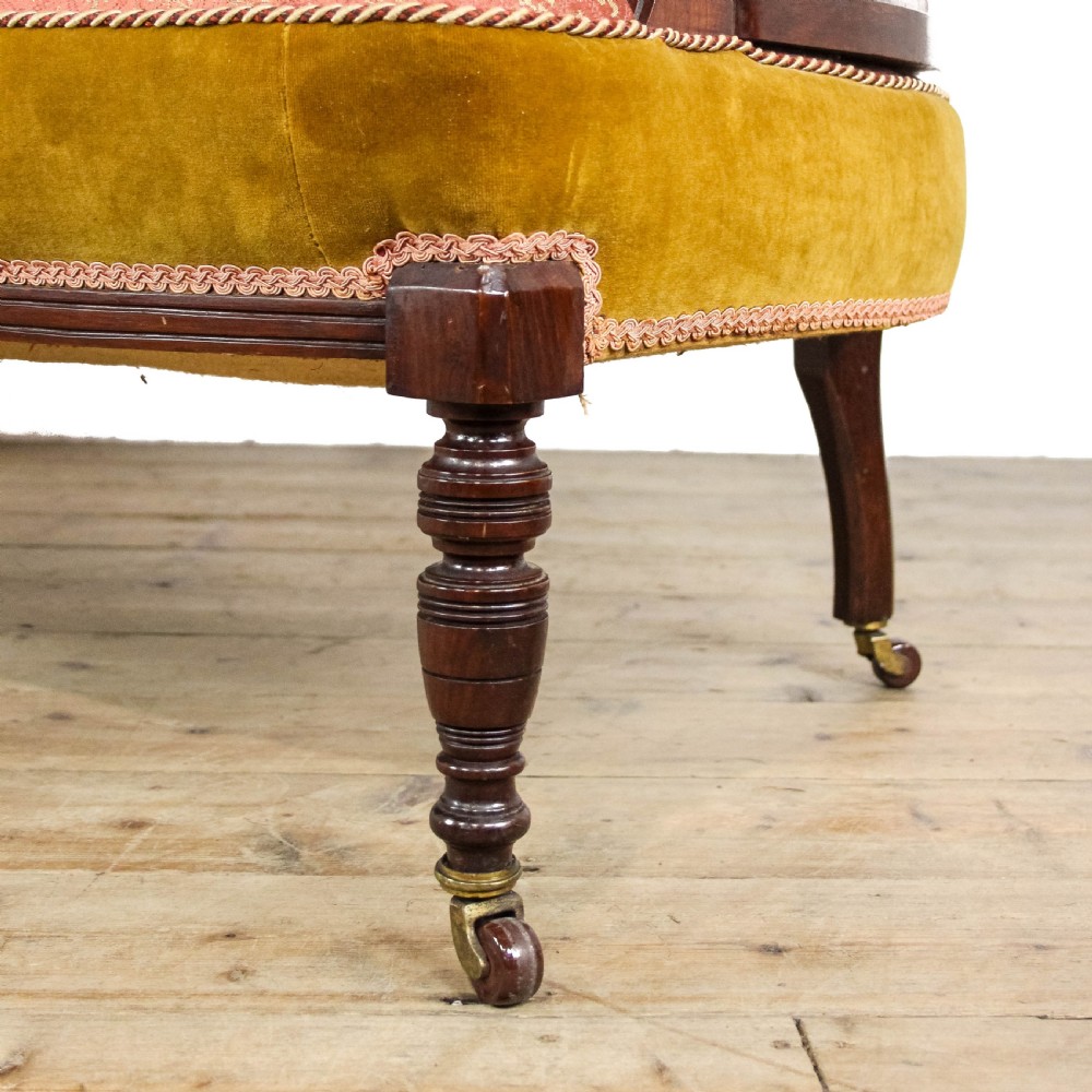 Antique Victorian Upholstered Sofa
 View IV