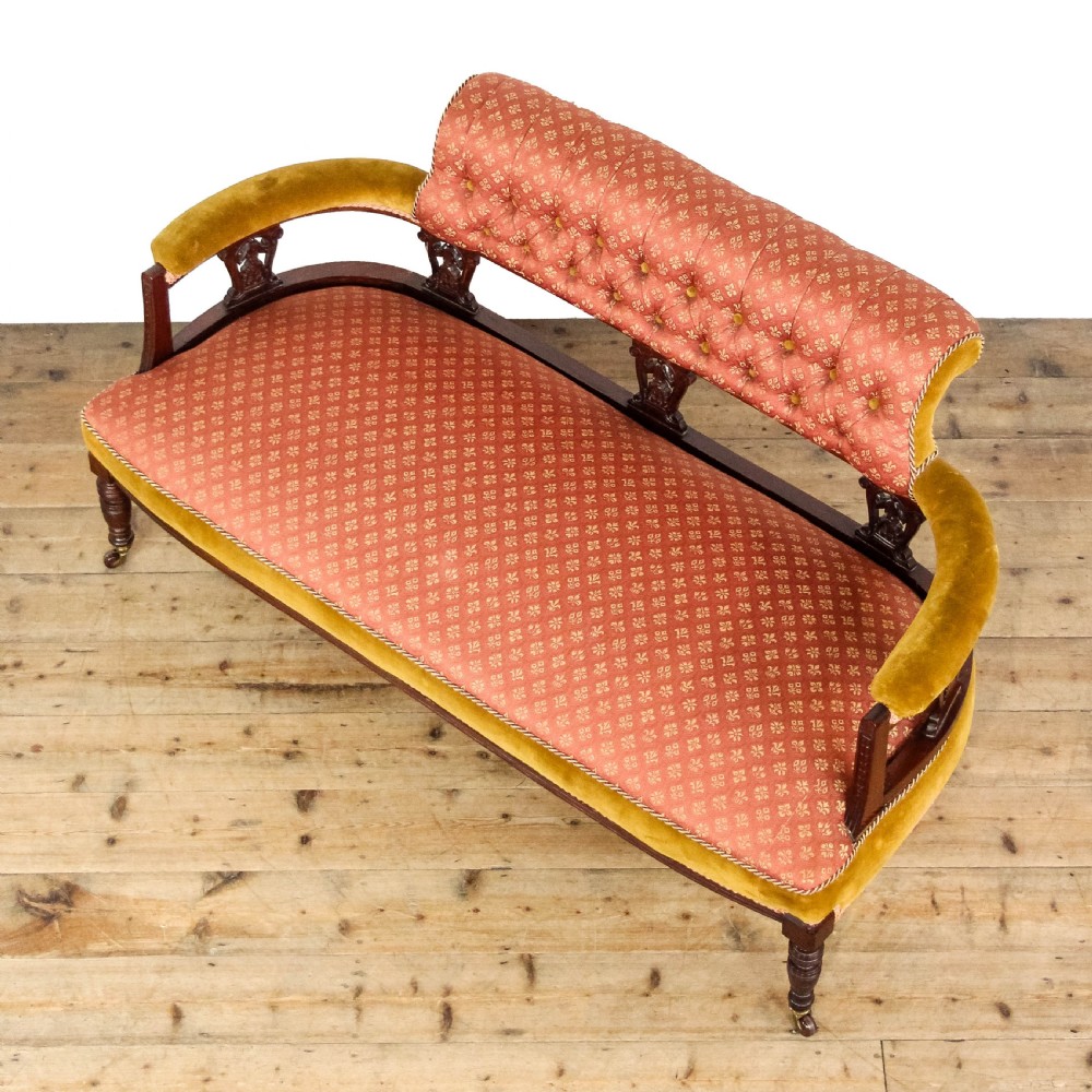 Antique Victorian Upholstered Sofa
 View V