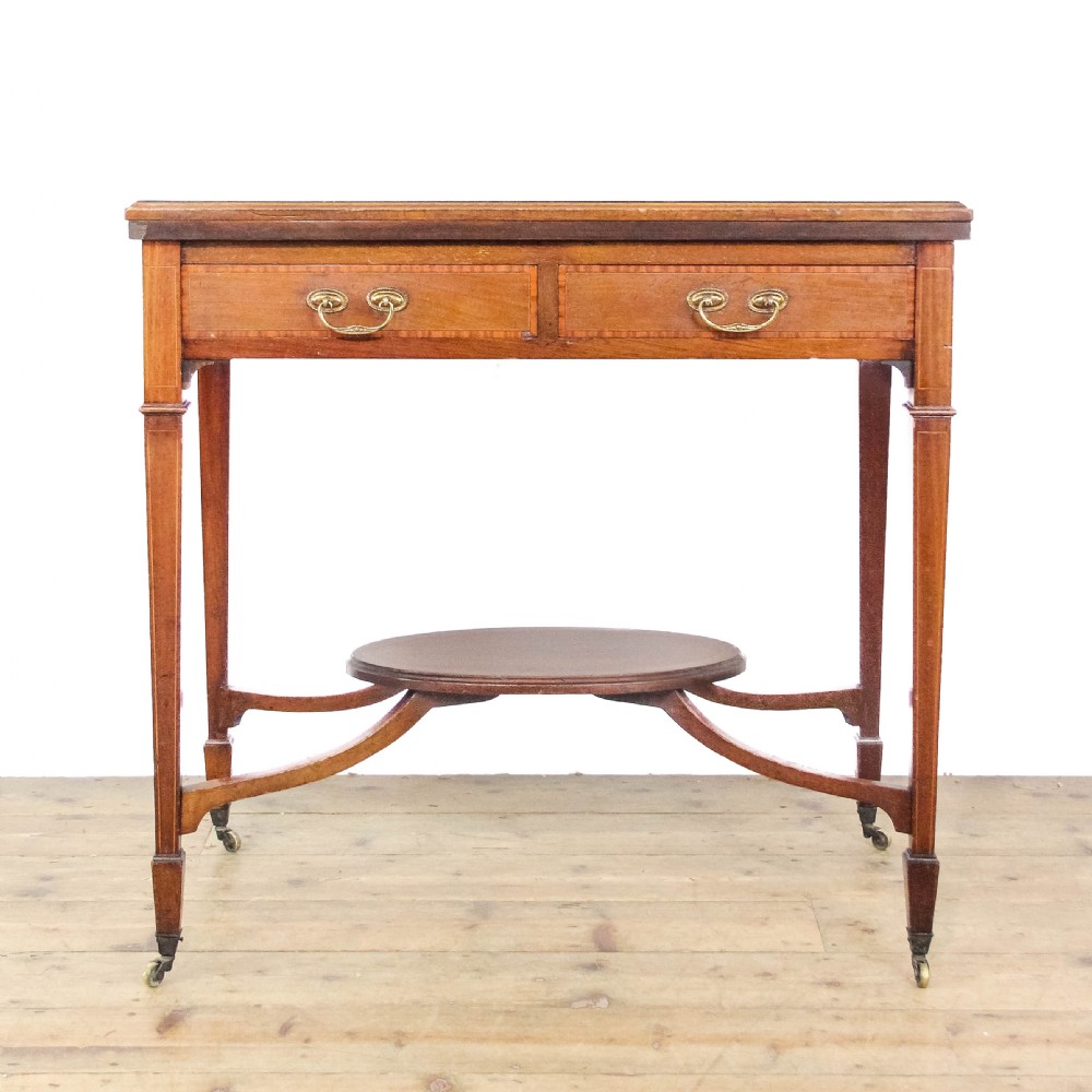 Antique Edwardian Mahogany Card Table
