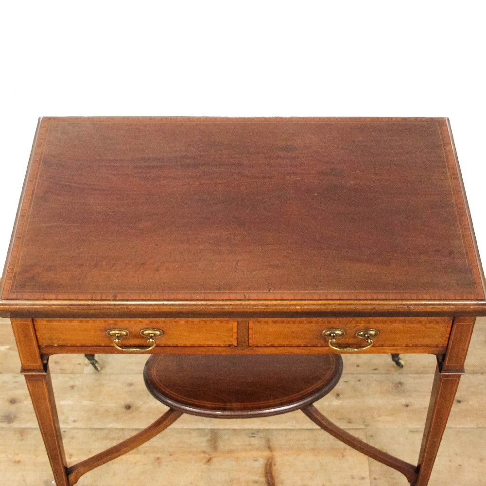 Antique Edwardian Mahogany Card Table
 View VII