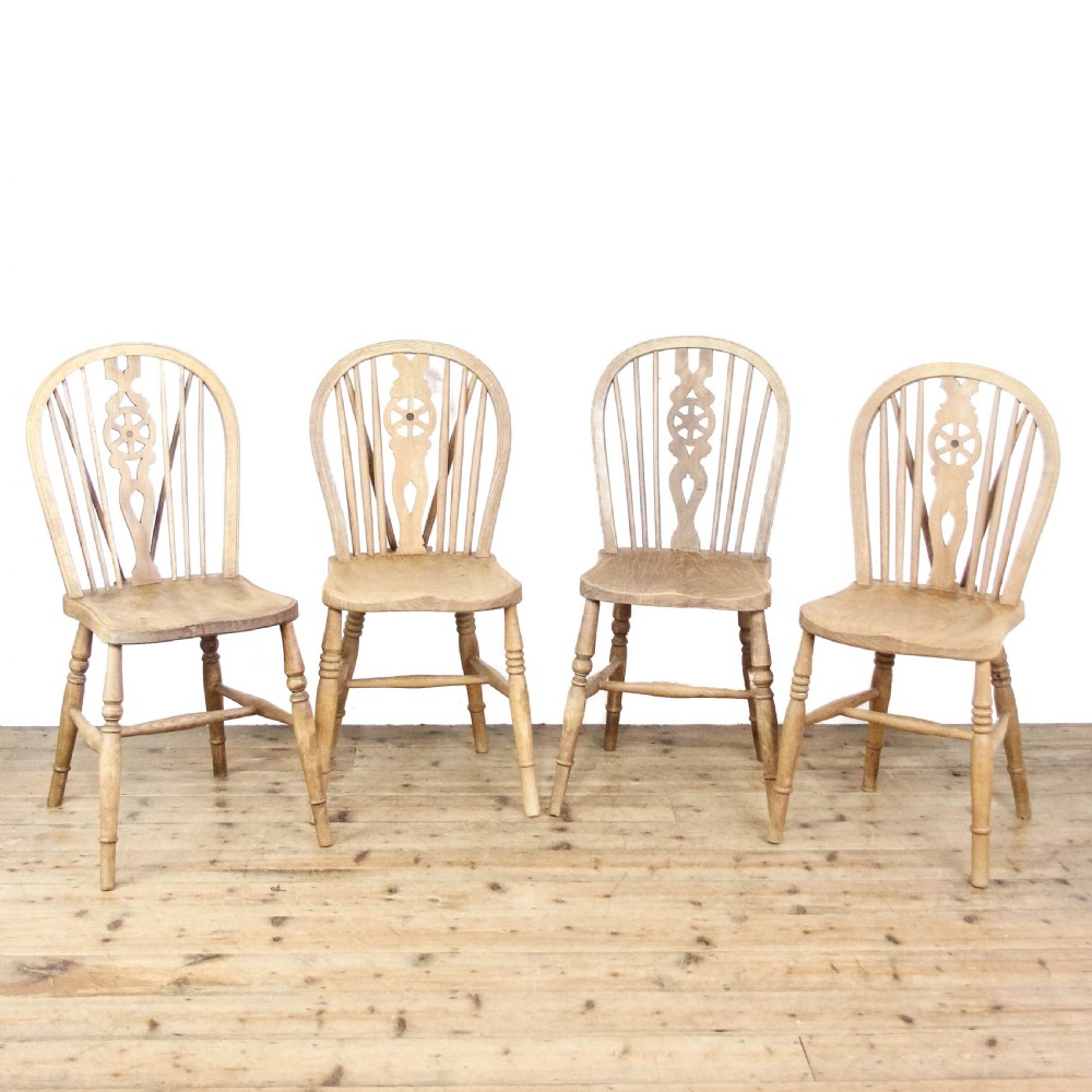 Antique Set of Four Windsor Kitchen Chairs
 View II