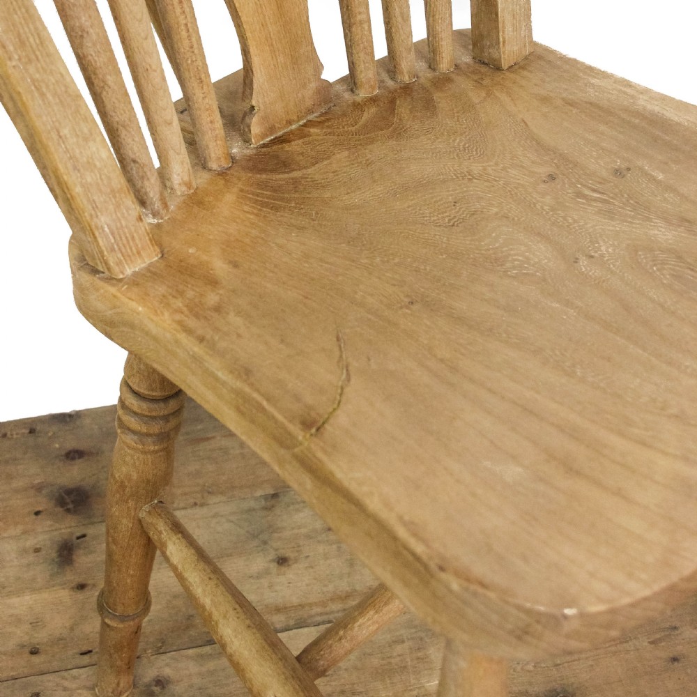 Antique Set of Four Windsor Kitchen Chairs
 View IV