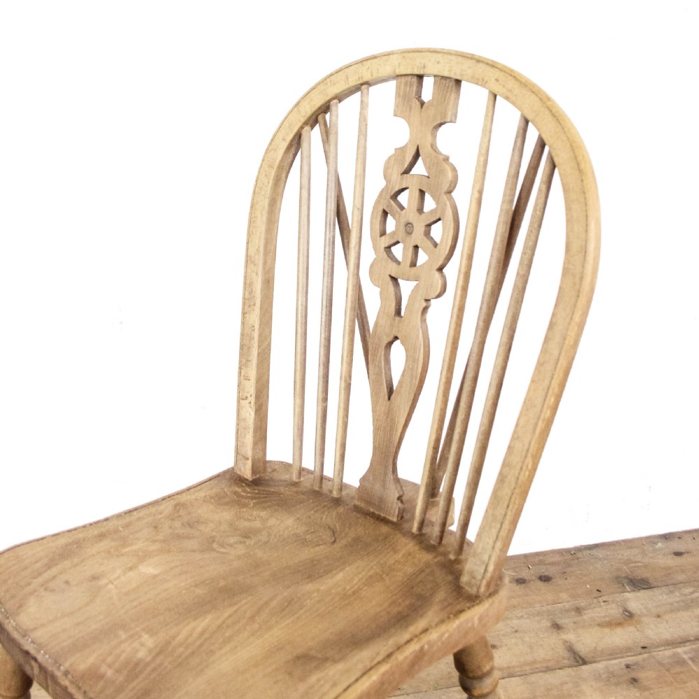 Antique Set of Four Windsor Kitchen Chairs
 View VII