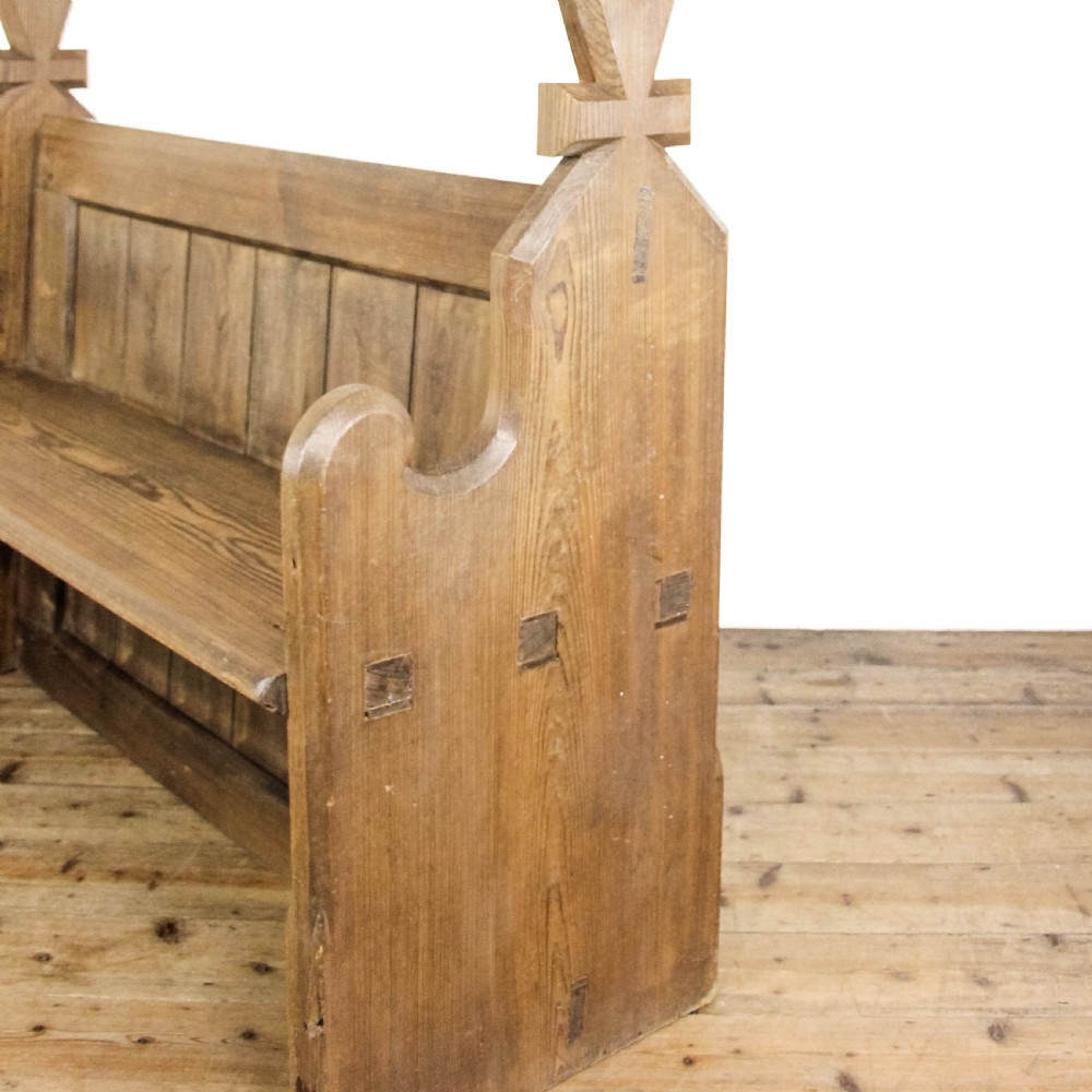 Antique Pine Church Pew
 View V
