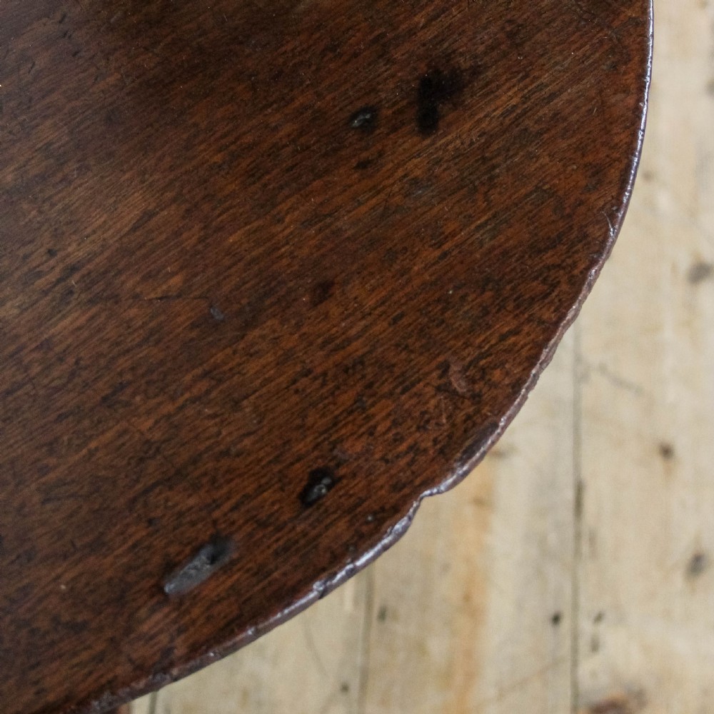 Antique Georgian Oak Wine Table
 View VI