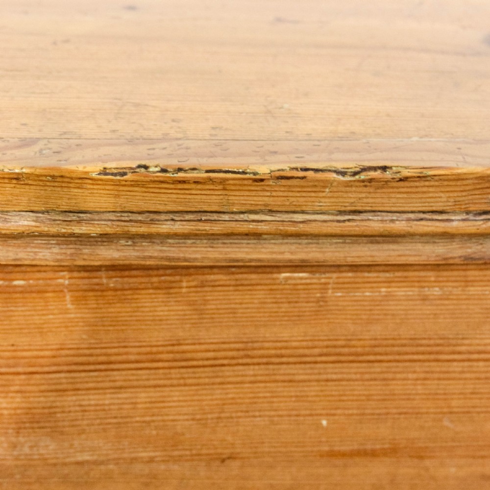 Antique 19th Century Stripped Pine Blanket Box 
 View XII