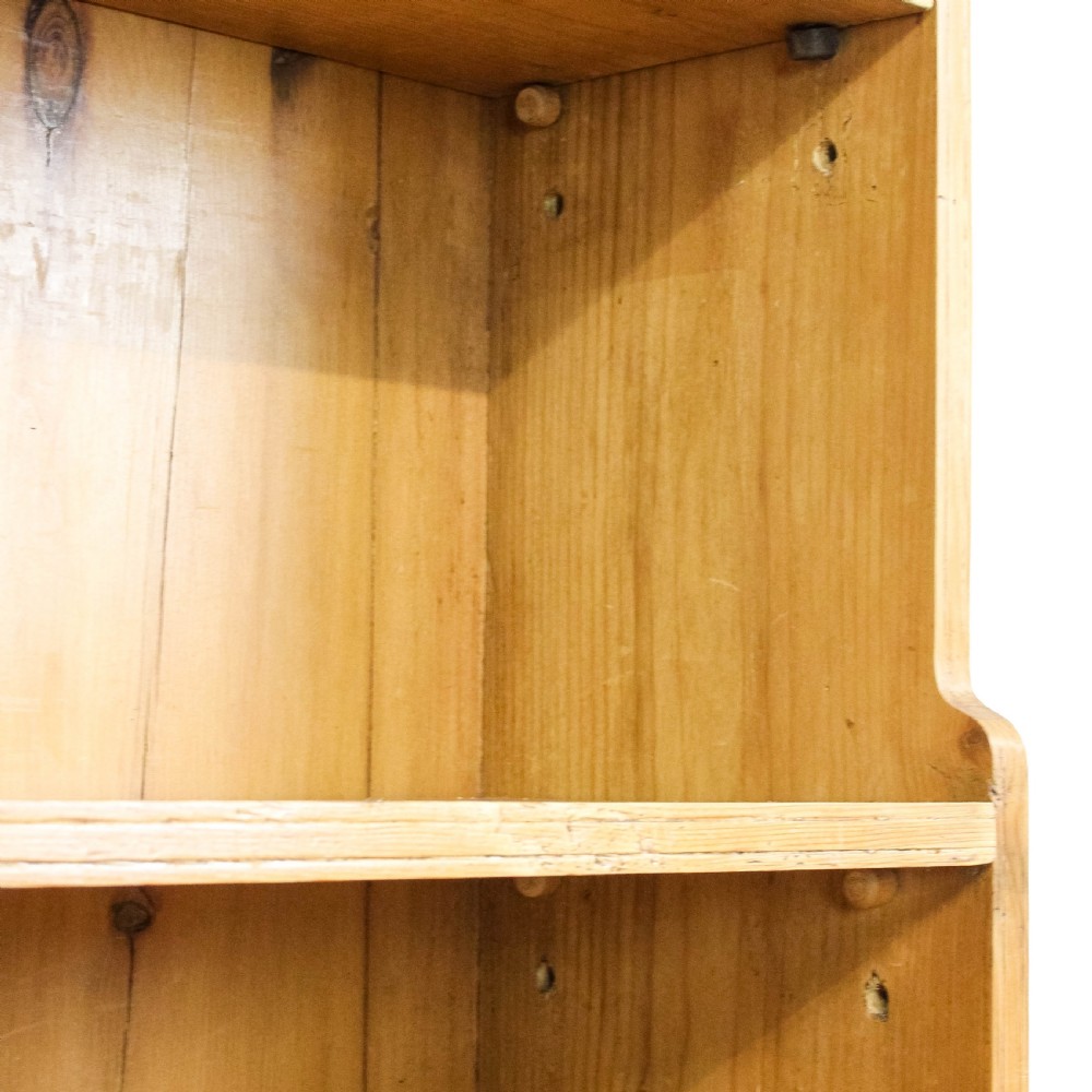 Antique Pine Waterfall Bookcase
 View X