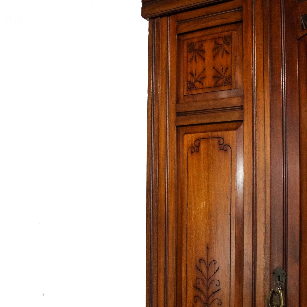 Antique Edwardian Mahogany Wardrobe
 View VI