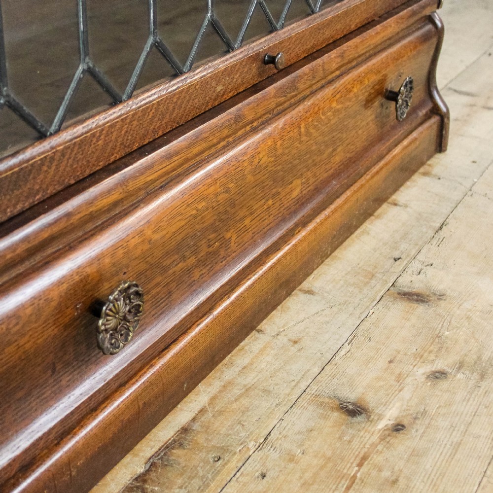 Antique Globe Wernicke Sectional Bookcase View IV