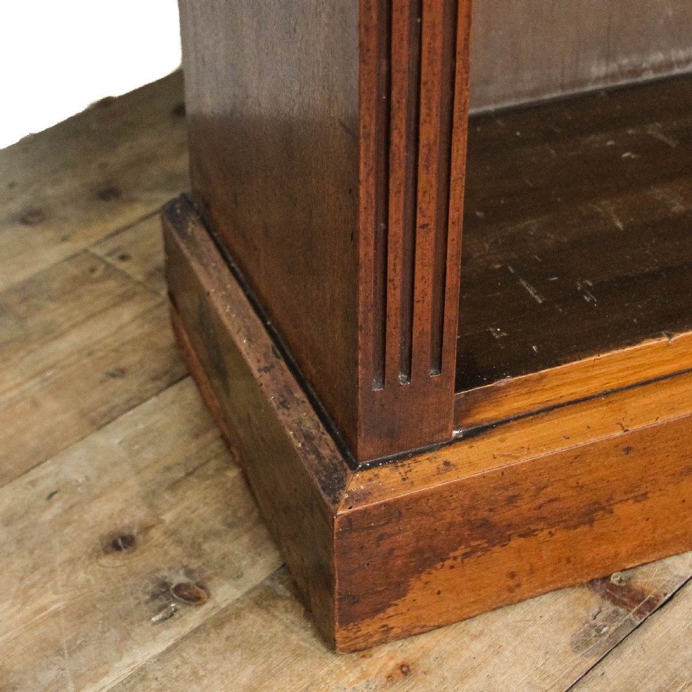 Antique Mahogany Open Bookcase View VII
