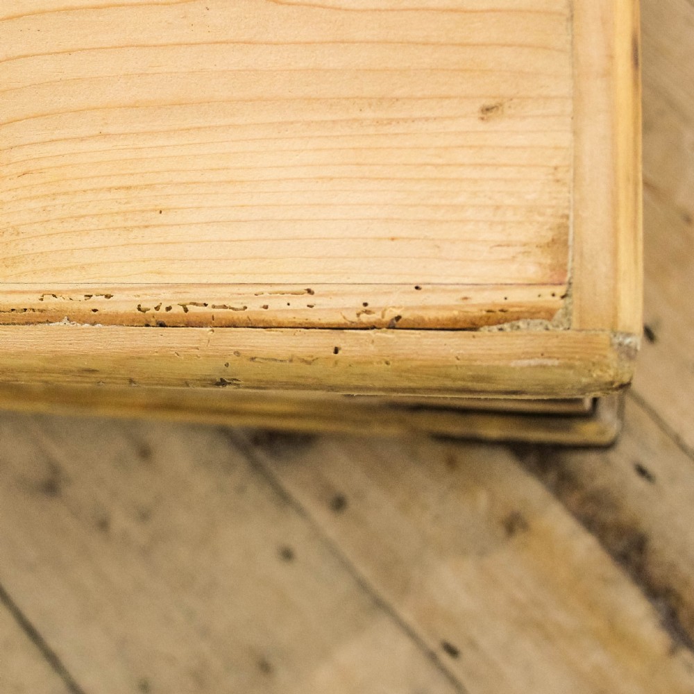 Antique Small Pine Trunk View XIV