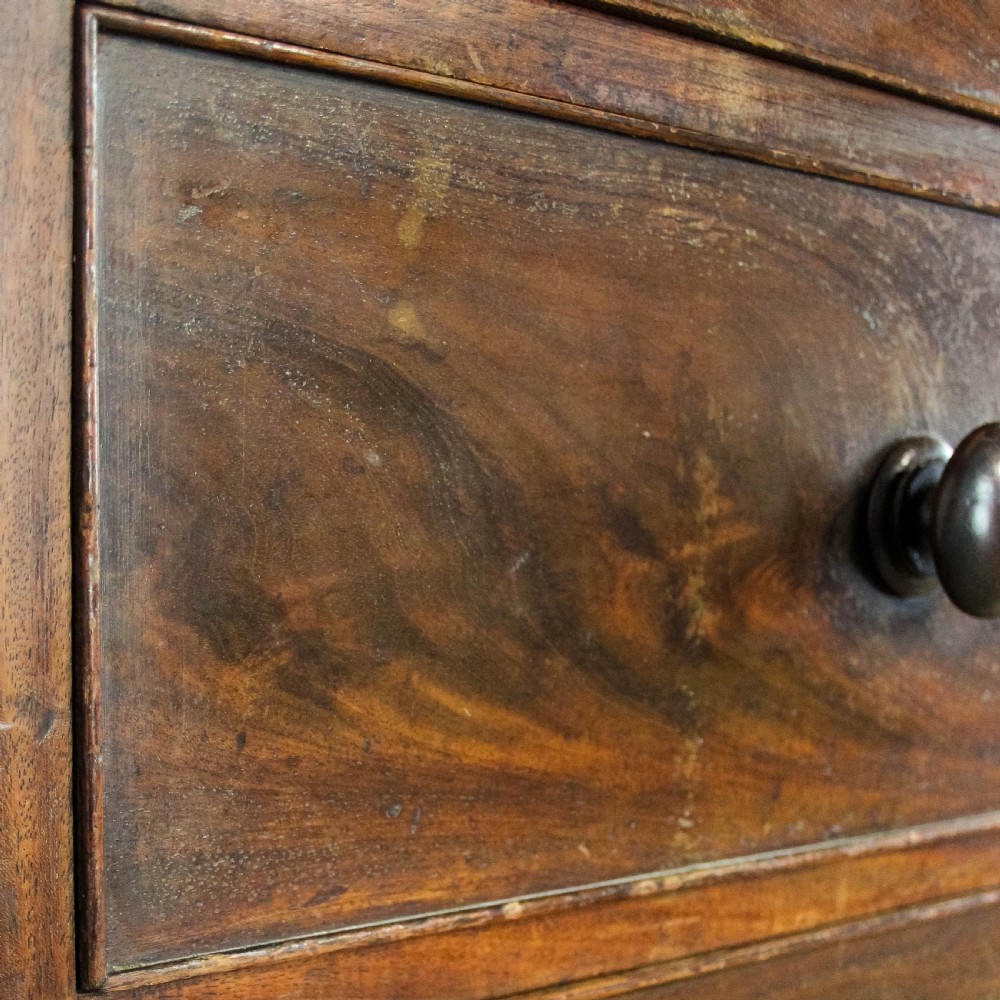 Antique Victorian Mahogany Linen Press Cupboard    View VII