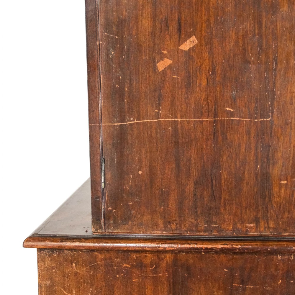 Antique Victorian Mahogany Linen Press Cupboard    View IX