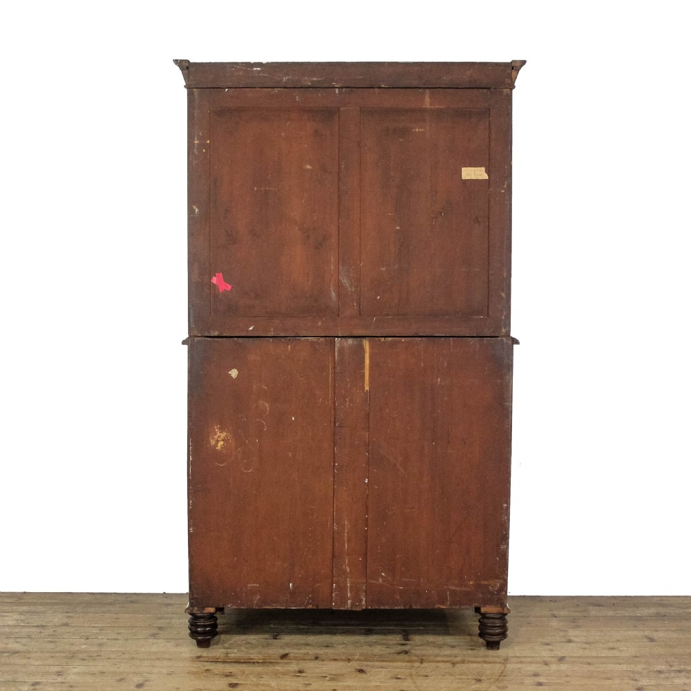 Antique Victorian Mahogany Linen Press Cupboard    View XI