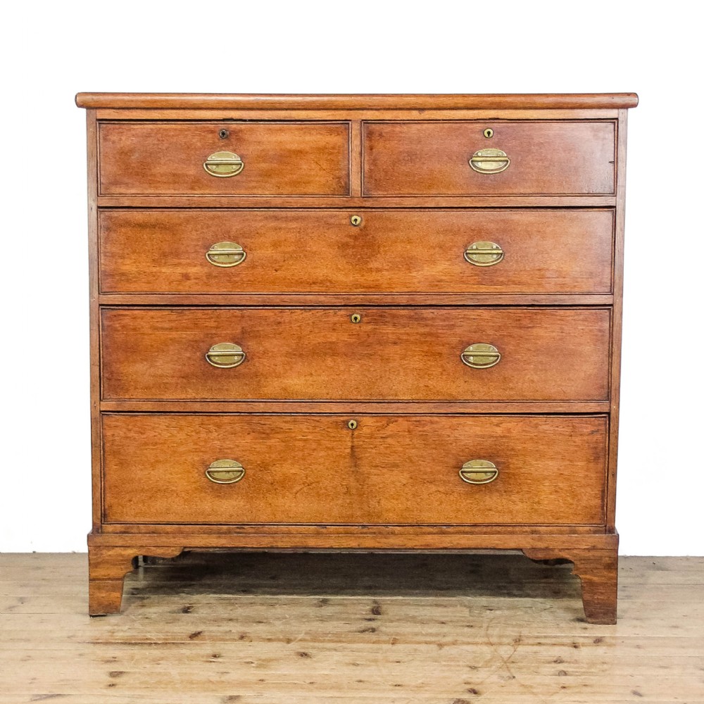 Antique 19th Century Oak Chest of Drawers
