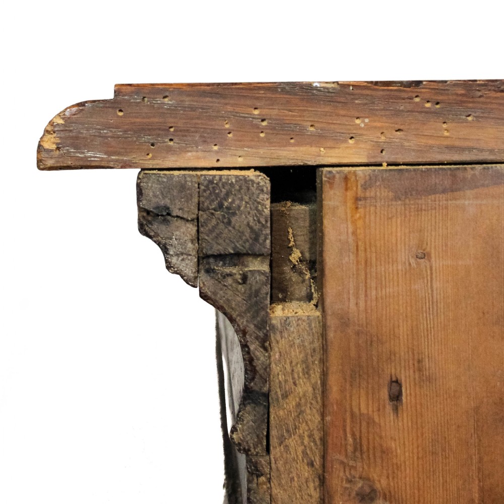 Antique Oak and Mahogany Chest of Drawers View XIII