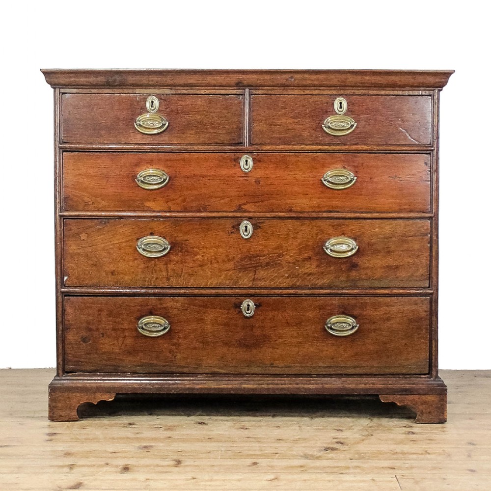 Antique Georgian Oak Chest of Drawers
