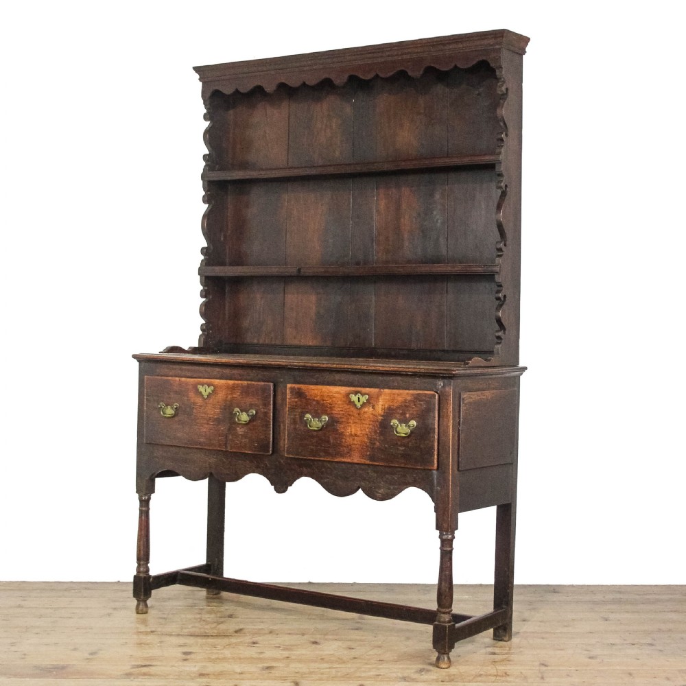 Antique Georgian Oak Cottage Dresser
 View II