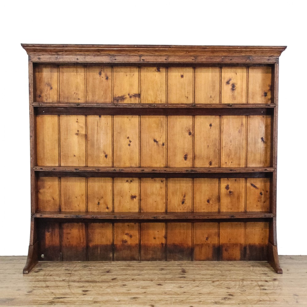 Antique Oak Dresser Rack 
