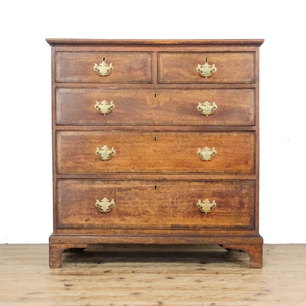 Antique 19th Century Oak Chest of Drawers
