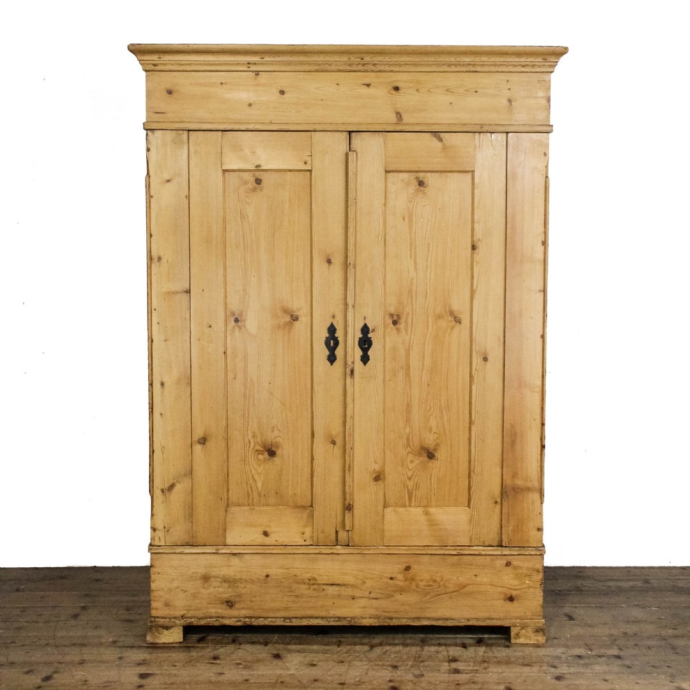 Antique Continental Pine Knockdown Wardrobe
