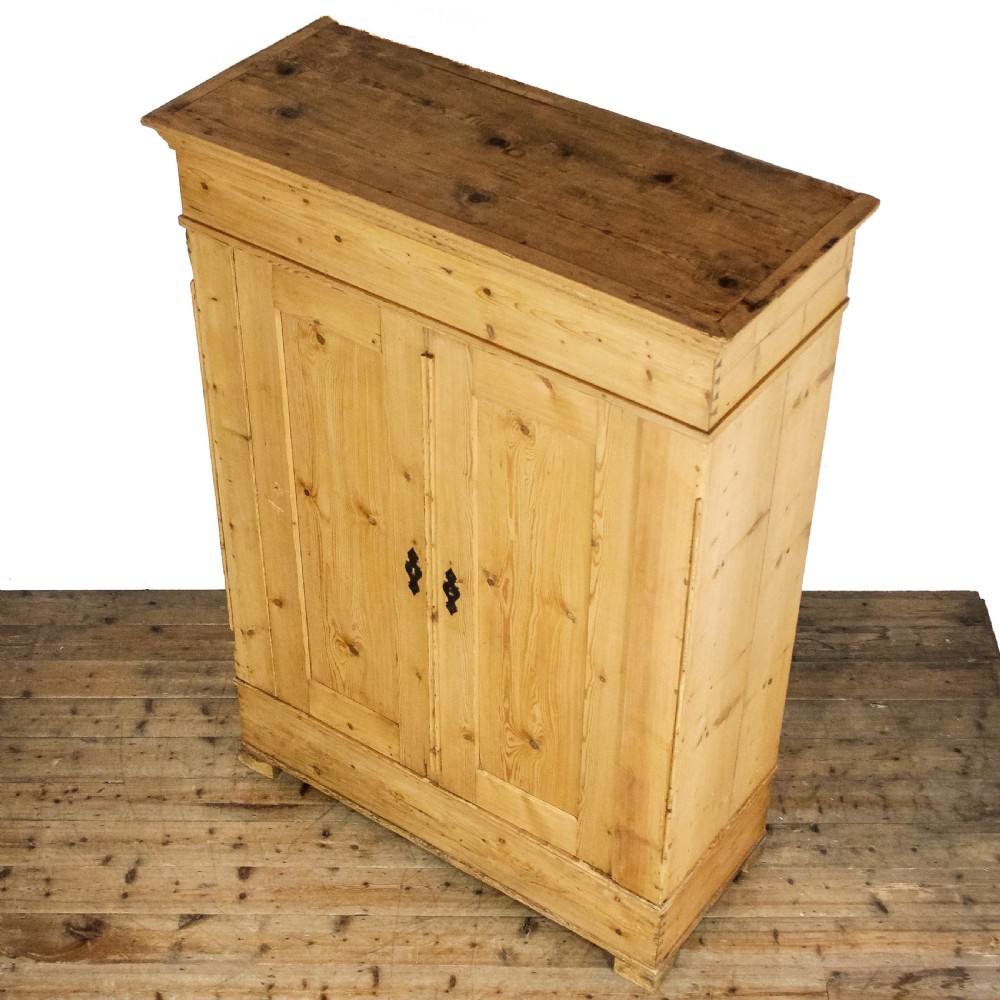 Antique Continental Pine Knockdown Wardrobe
 View III