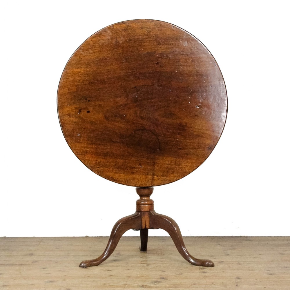 Antique Georgian Mahogany Tilt Top Table