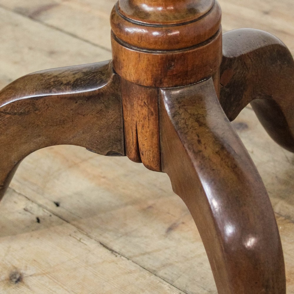 Antique Georgian Mahogany Tilt Top Table View XIII