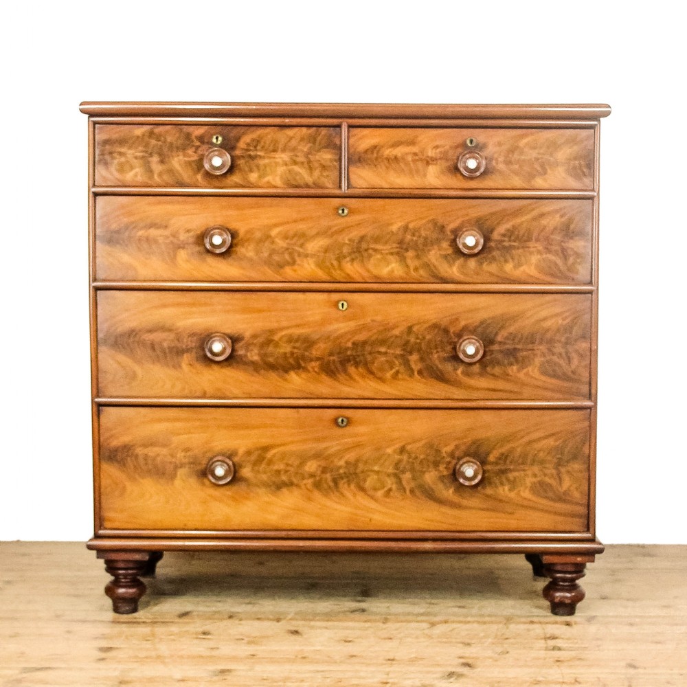 Antique Victorian Mahogany Chest of Drawers
