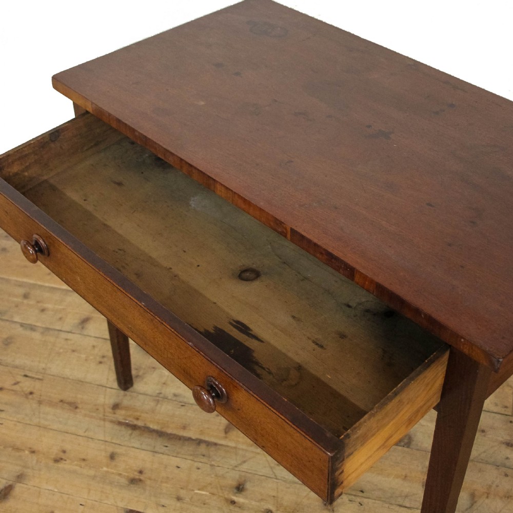 Antique 19th Century Mahogany Side Table
 View IX