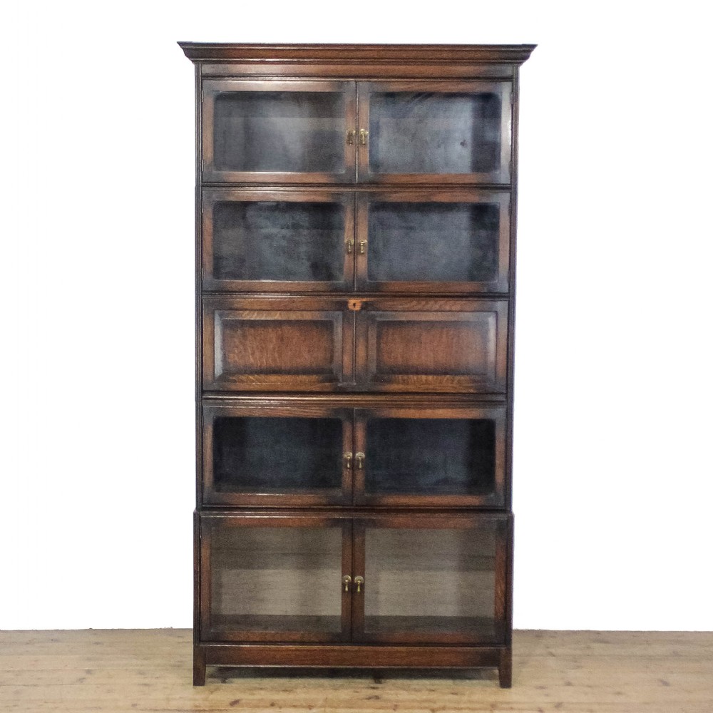 Antique Globe Wernicke Style Sectional Bookcase
