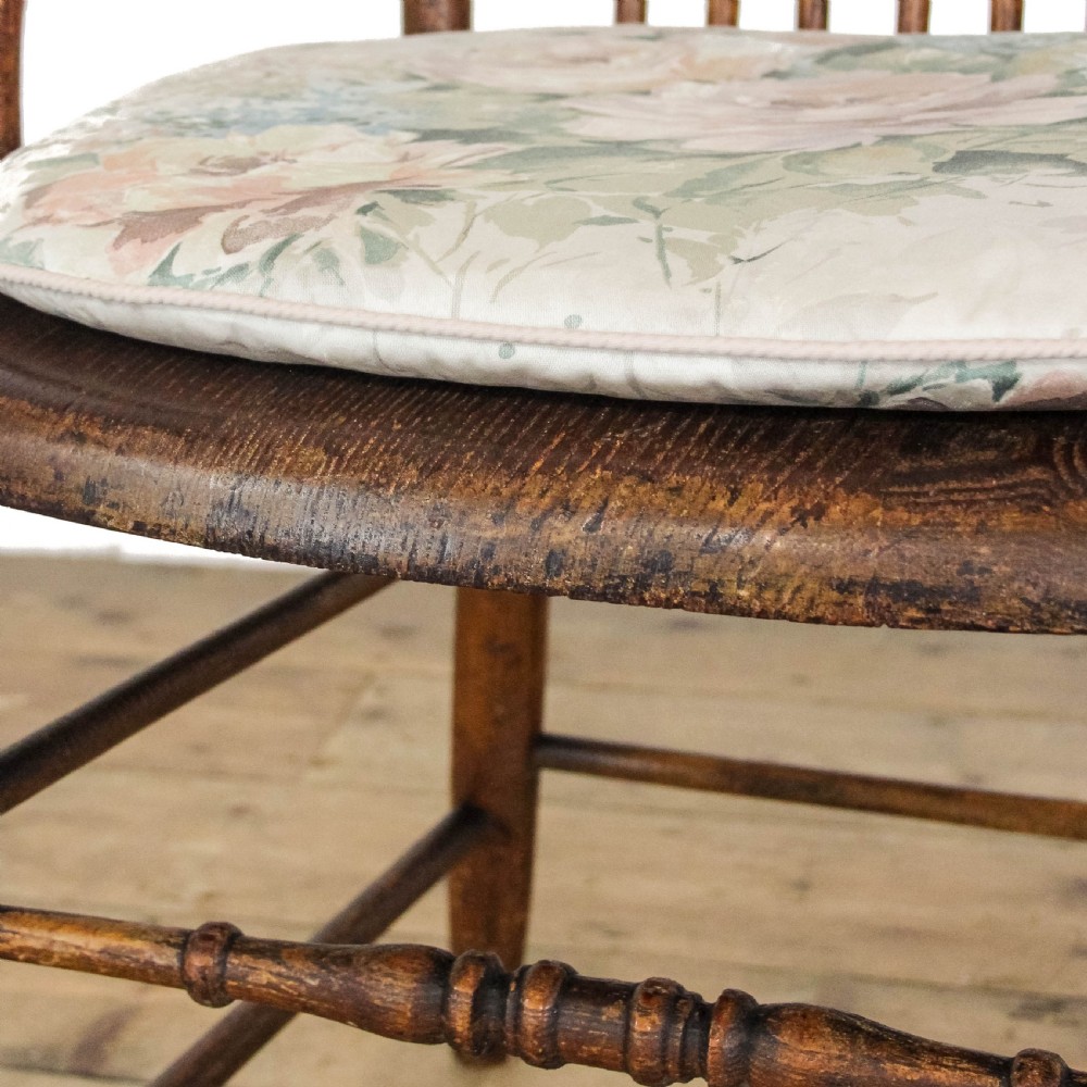 Antique Edwardian Spindle Back Chair
 View VI