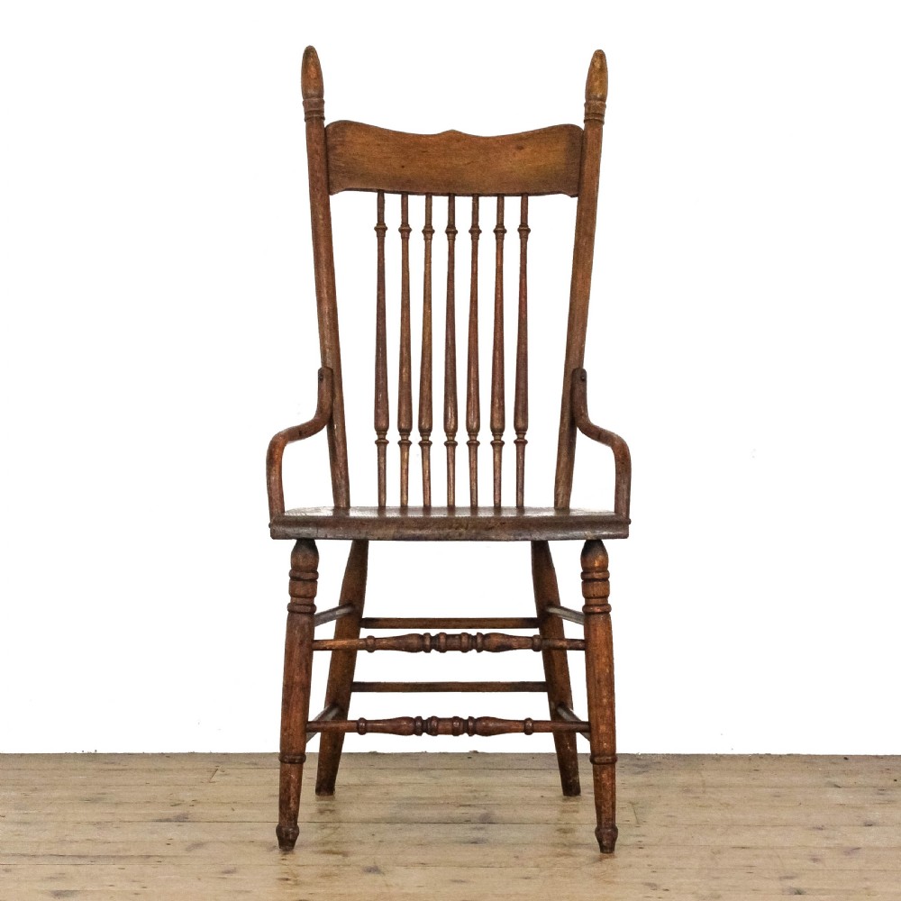 Antique Edwardian Spindle Back Chair
 View VIII