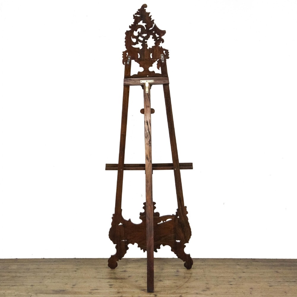 Antique Large Mahogany Easel
 View V