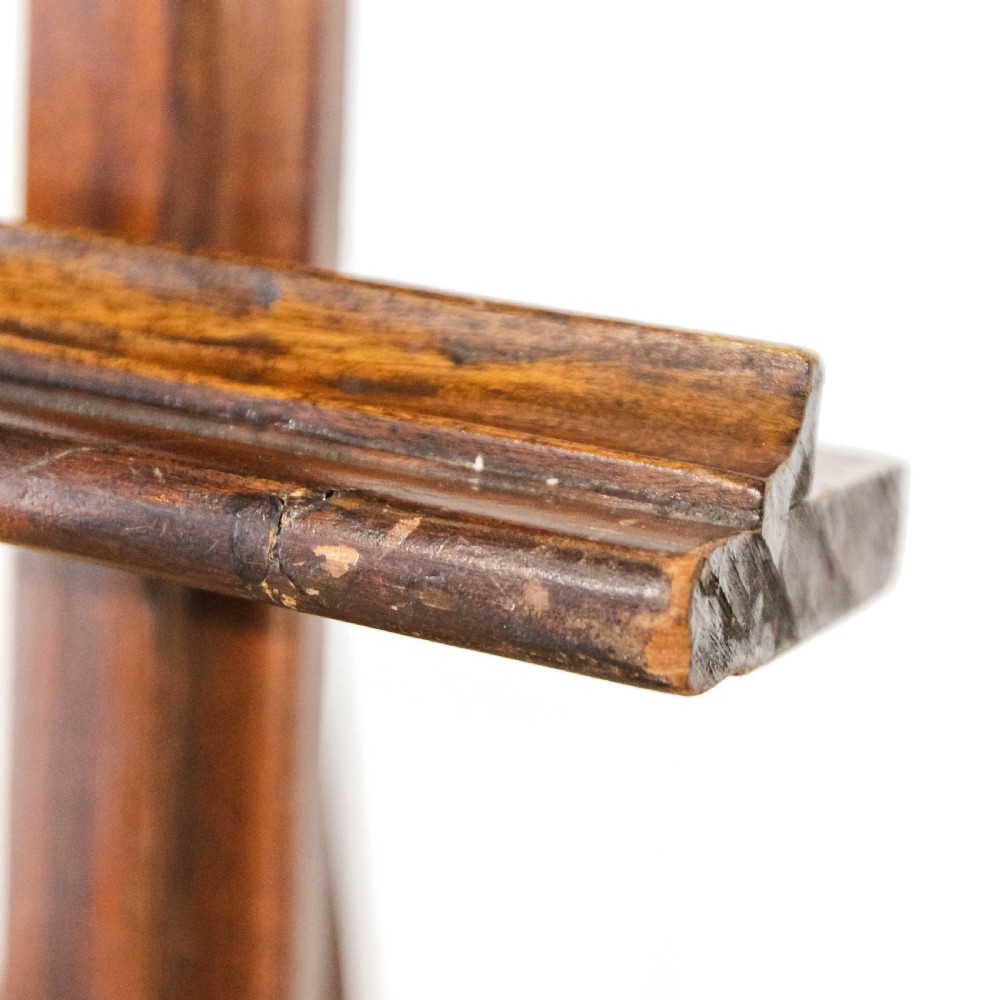 Antique Large Mahogany Easel
 View IX