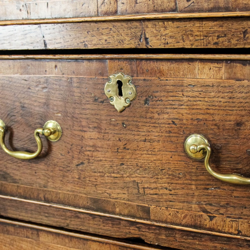 Antique George III Oak Dresser Base View XI