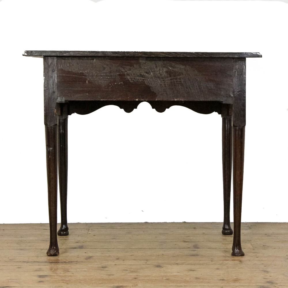Antique Georgian Oak Lowboy Side Table
 View IV